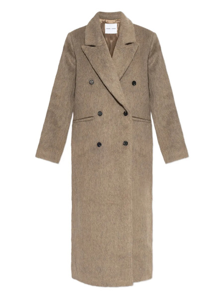  Samsoe Samsoe Sajilla Double-breasted Coat - Neutrals 