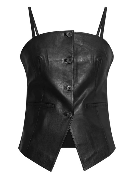  Samsoe Samsoe Salco Buttoned-up Top - Black 
