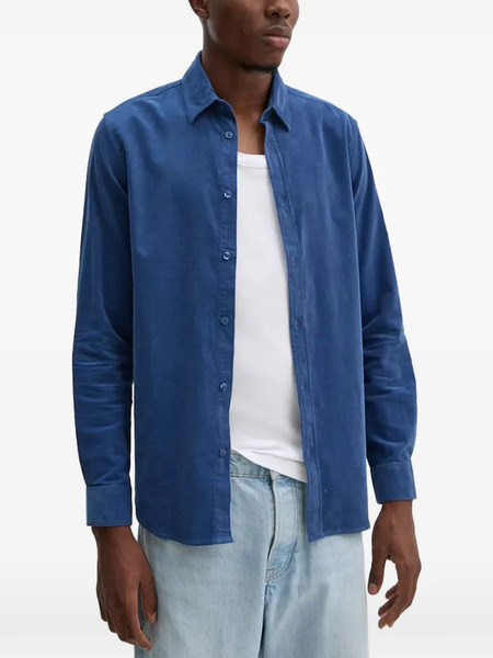  Samsoe Samsoe Saliam Corduroy Shirt - Blue 