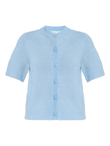  Samsoe Samsoe Sanoura Button Short-sleeve Cardigan - Blue 