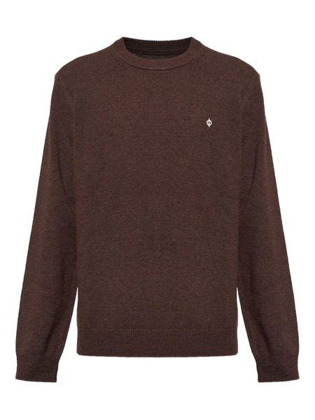  Samsoe Samsoe Sapatrik Logo-embroidered Crew-neck Sweater - Brown 