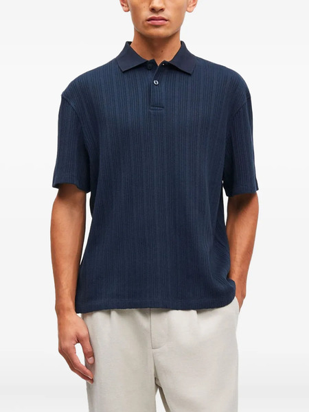  Samsoe Samsoe Savekin Polo Shirt - Blue 