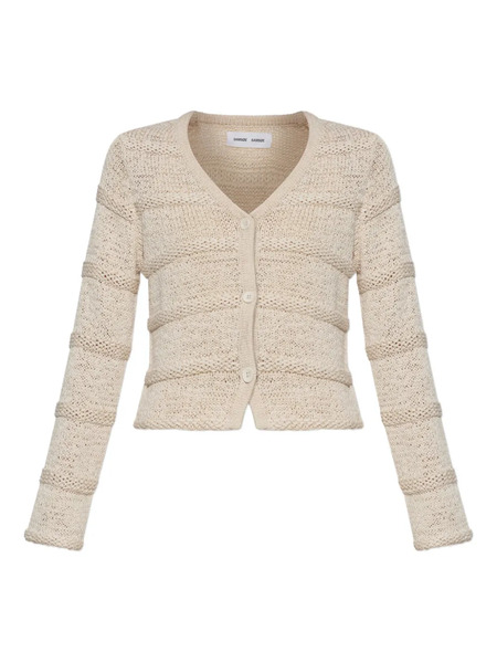  Samsoe Samsoe Scoop-neck Cardigan - Neutrals 