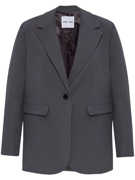  Samsoe Samsoe Single-breasted Blazer - Grey 