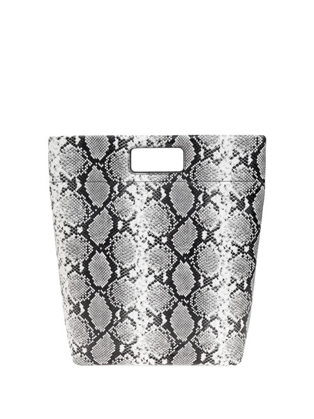  Samsoe Samsoe Snakeskin Cut-out Tote Bag - Grey 