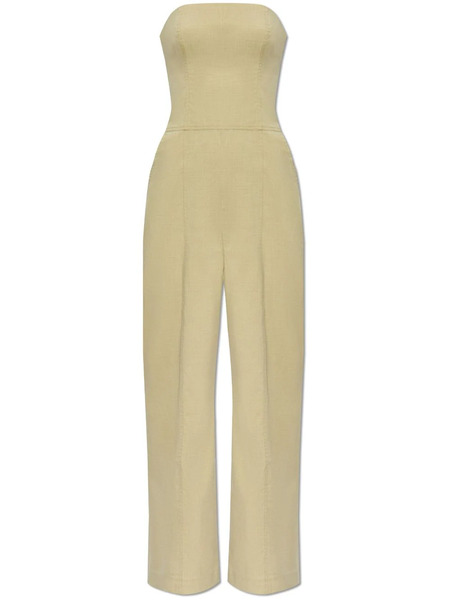  Samsoe Samsoe Strapless Tailored Jumpsuit - Green 