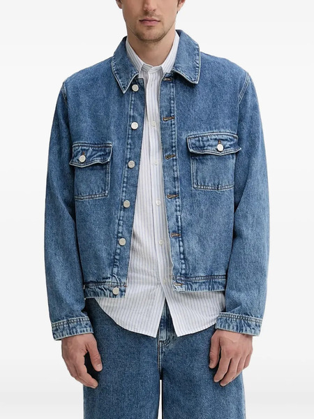  Samsoe Samsoe Striped-pattern Long-sleeve Shirt - Blue 