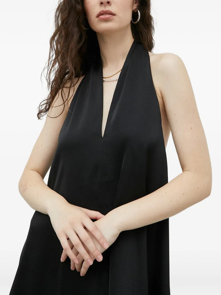  Samsoe Samsoe V-neck Sleeveless Midi Dress - Black 