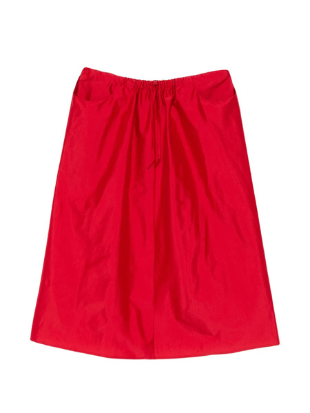  Samuel Guì Yang Drawstring A-line Skirt - Red 
