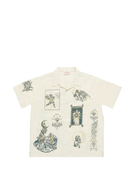  Samuel Zelig La Luna Camp Shirt - Neutrals 