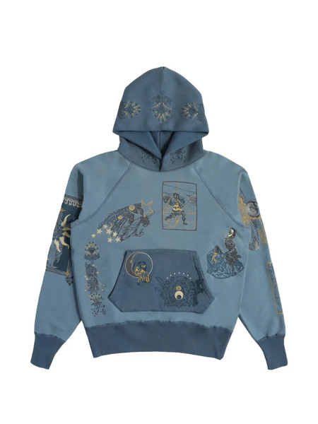  Samuel Zelig La Luna Hoodie - Blue 