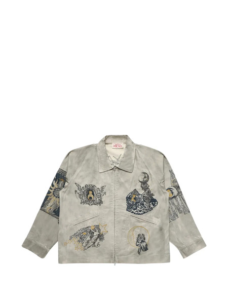  Samuel Zelig La Luna Zip Jacket - Grey 
