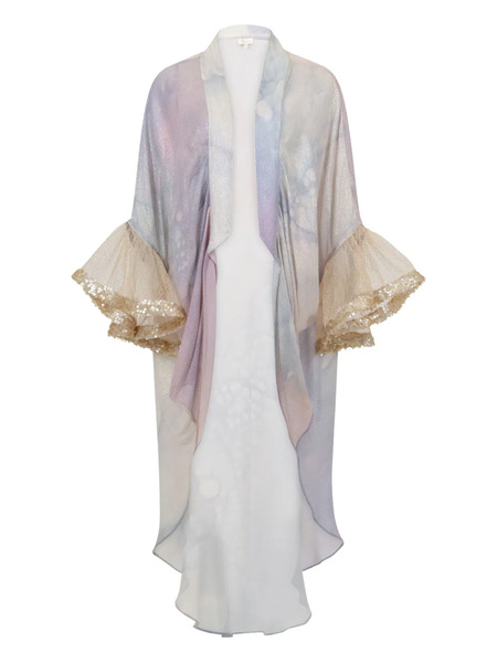  Sana Osmani Zennia Ruffled Jacket - Blue 