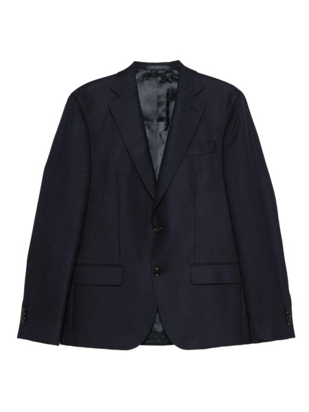  Sand Single-breasted Blazer - Blue 