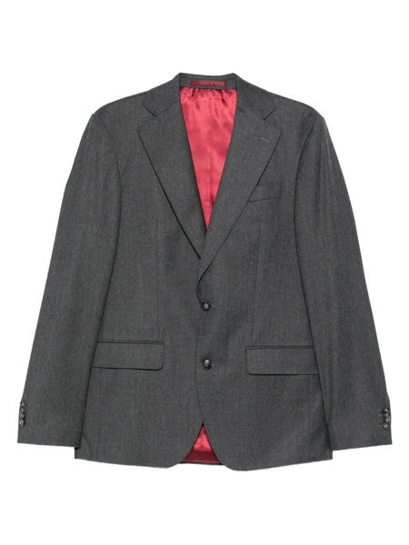  Sand Single-breasted Blazer - Grey 