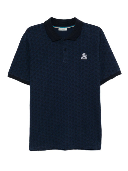  Sandbanks Monogram-jacquard Polo Shirt - Green 