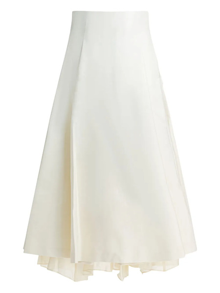  Sandbeige Layered Skirt - Neutrals 