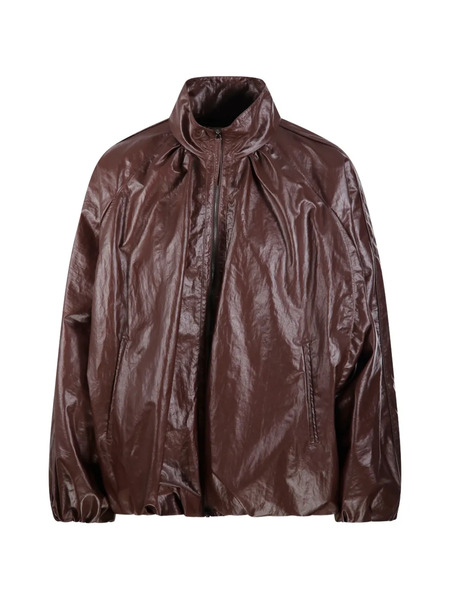  Sandbeige Zip-up Jacket - Brown 