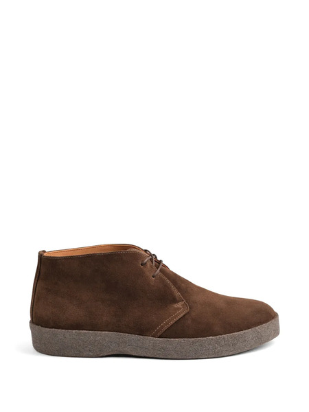  Sanders Lace-up Suede Boots - Brown 