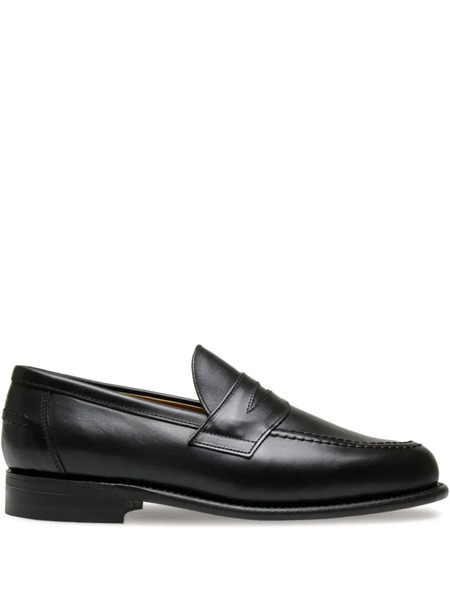  Sanders Leather Loafers - Black 