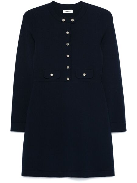  Sandro A-line Mini Dress - Blue 