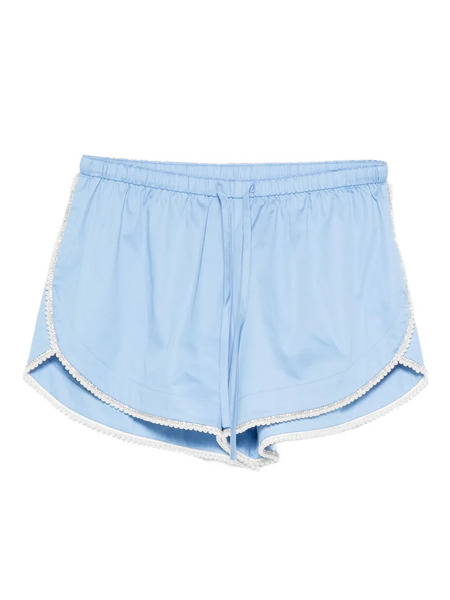  Sandro Beaded-trim Shorts - Black 