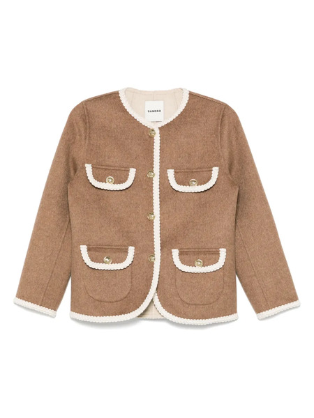  Sandro Button-down Jacket - Brown 