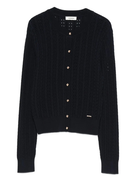 Sandro Button-fastening Cardigan - Blue 