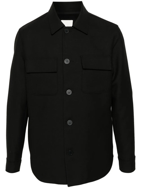  Sandro Button-up Overshirt - Black 