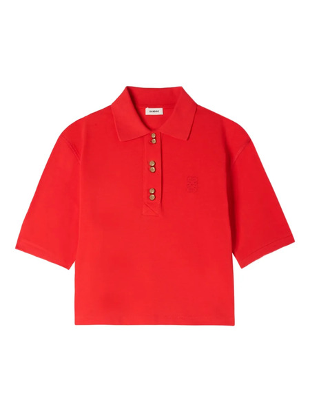  Sandro Buttoned Polo Shirt - Red 