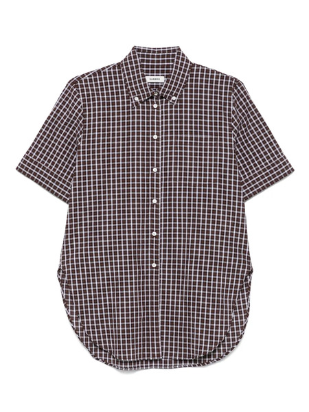  Sandro Check-print Shirt - Brown 