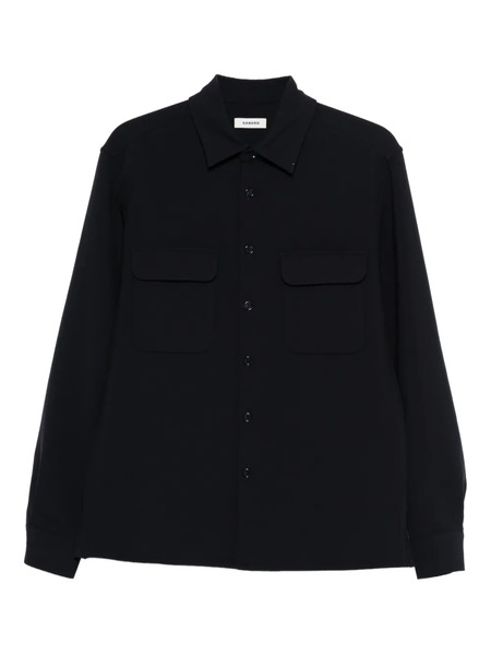  Sandro Chest-pocket Shirt - Blue 