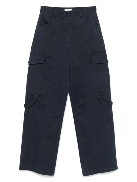  Sandro Cotton Cargo Trousers - Blue 
