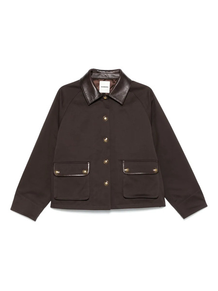  Sandro Cotton Jacket - Brown 