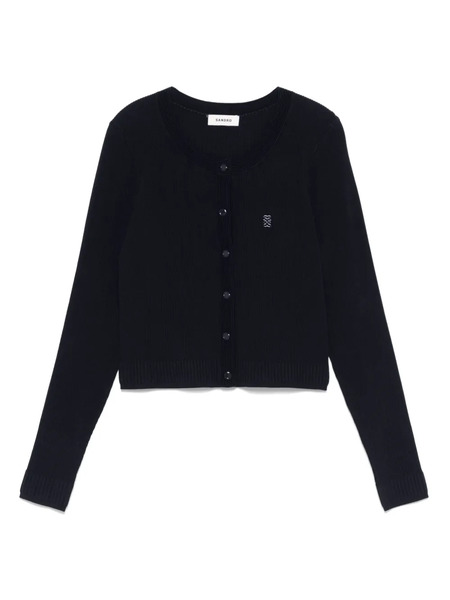  Sandro Crew-neck Cardigan - Blue 