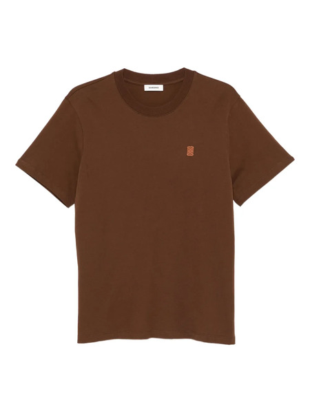  Sandro Crew-neck T-shirt - Brown 
