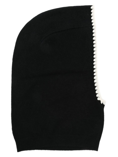  Sandro Crochet-trimmed Wool Balaclava - Black 
