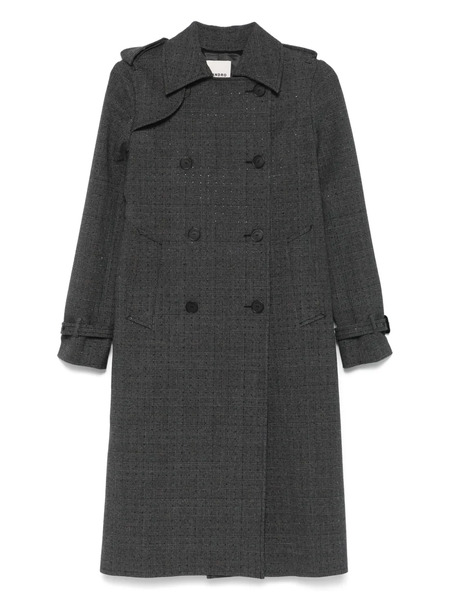  Sandro Crystal-embellished Coat - Grey 