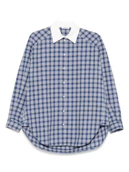  Sandro Crystal-embellished Pattern Shirt - Blue 