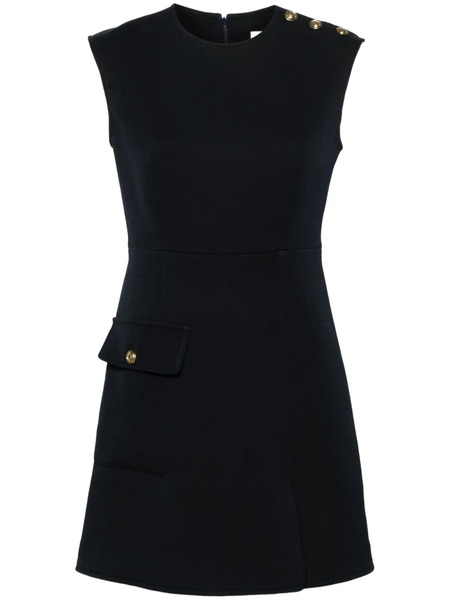  Sandro Dart-detail Mini Dress - Blue 