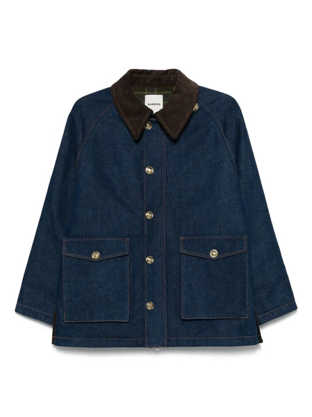  Sandro Denim Jacket - Blue 