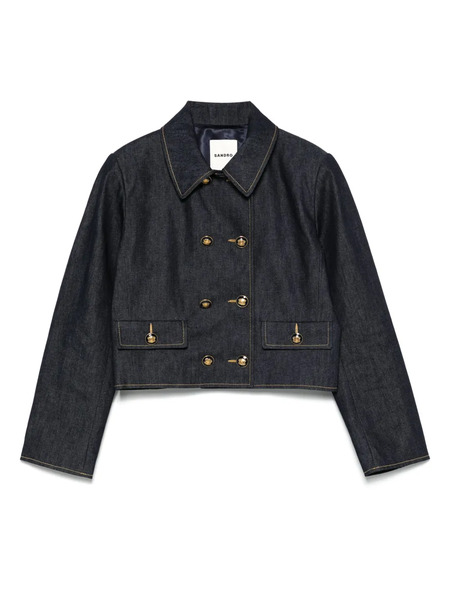  Sandro Denim Jacket - Blue 