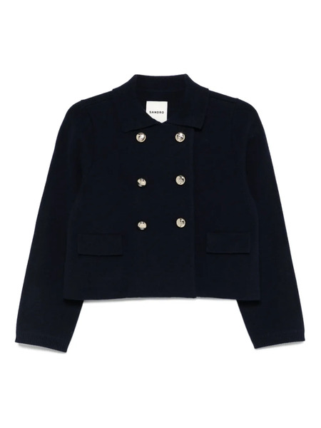  Sandro Double-breasted Cardigan - Blue 
