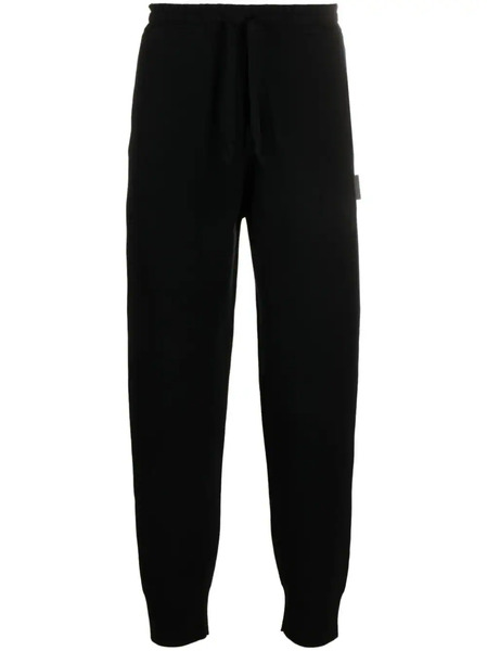  Sandro Drawstring Fine-knit Track Pants - Black 