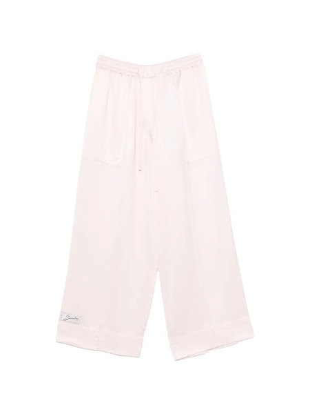  Sandro Drawstring Palazzo Pants - Pink 