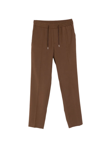  Sandro Elasticated Straight-leg Trousers - Brown 