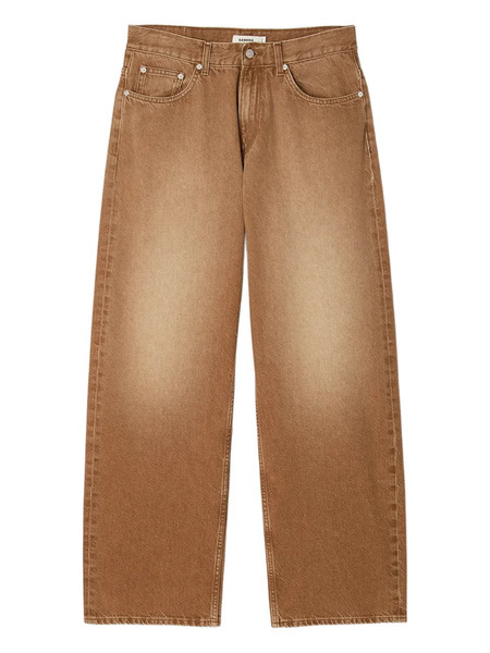  Sandro Faded Baggy Jeans - Brown 