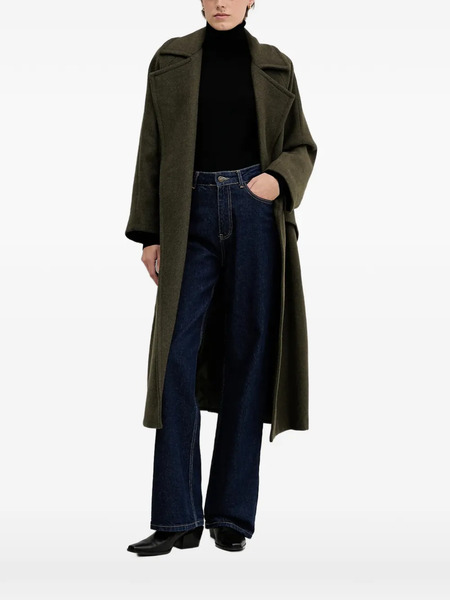  Sandro Ferrone Belted Coat - Green 
