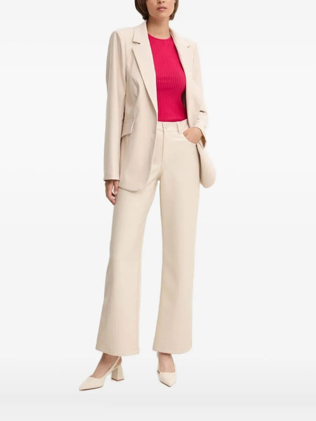  Sandro Ferrone Single-breasted Long-sleeve Blazer - Neutrals 