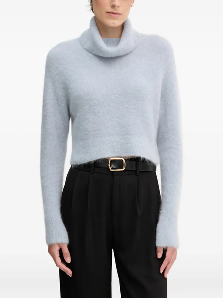 Sandro Ferrone Turtleneck Sweater - Blue 
